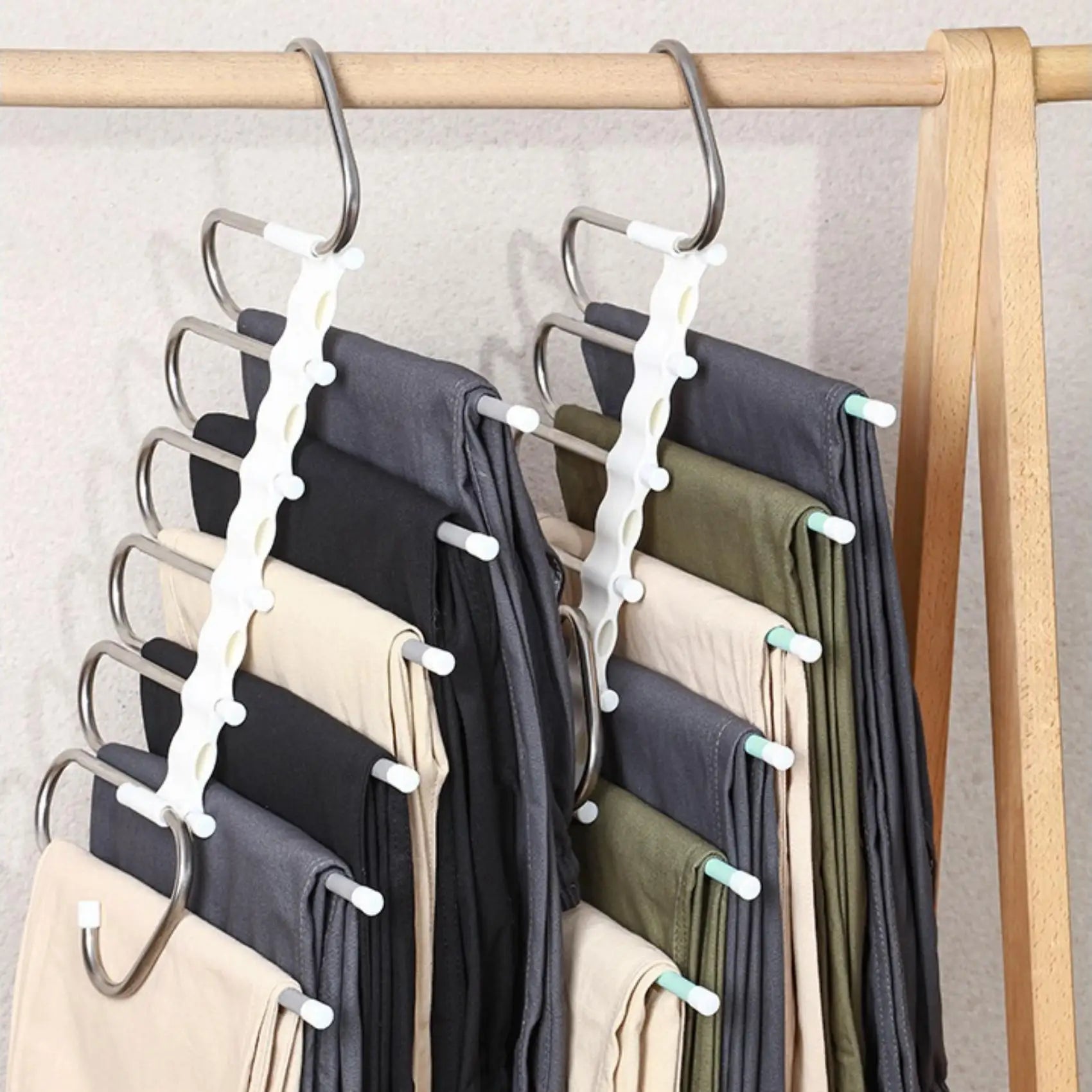 Clothes Hanger: Space-Saving Multi-Layer Storage